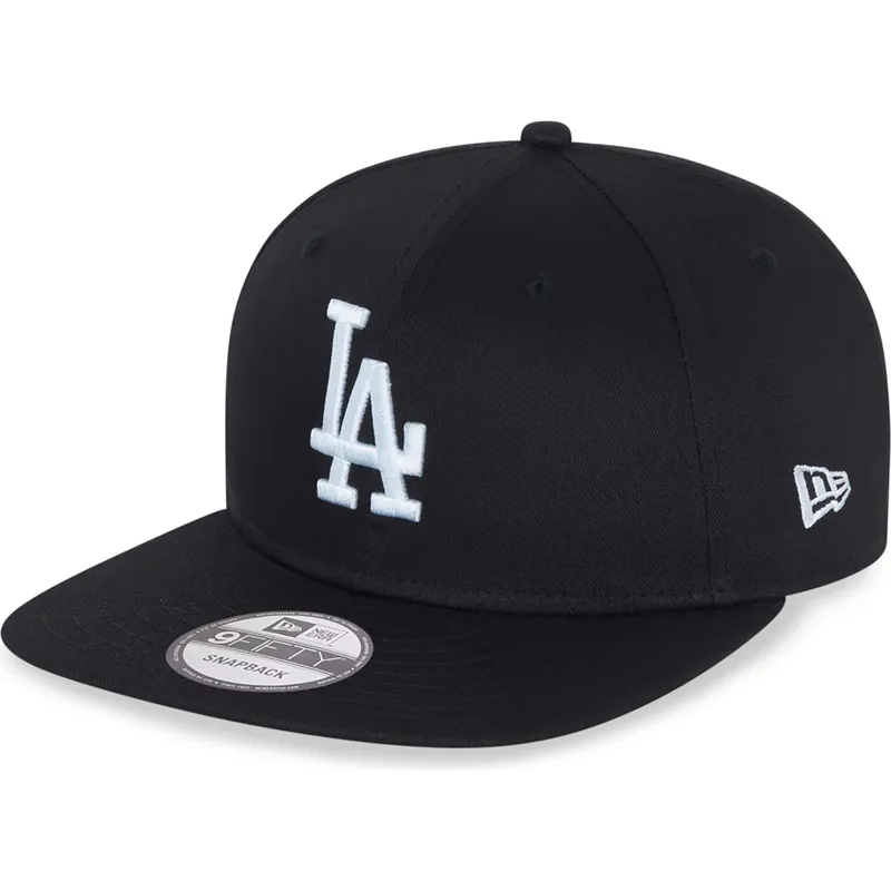 Gorra plana negra Los Angeles Dodgers MLB de New Era